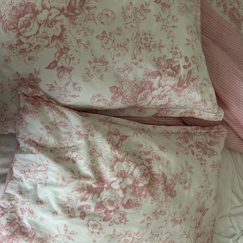 Floral Pink Bedding Set